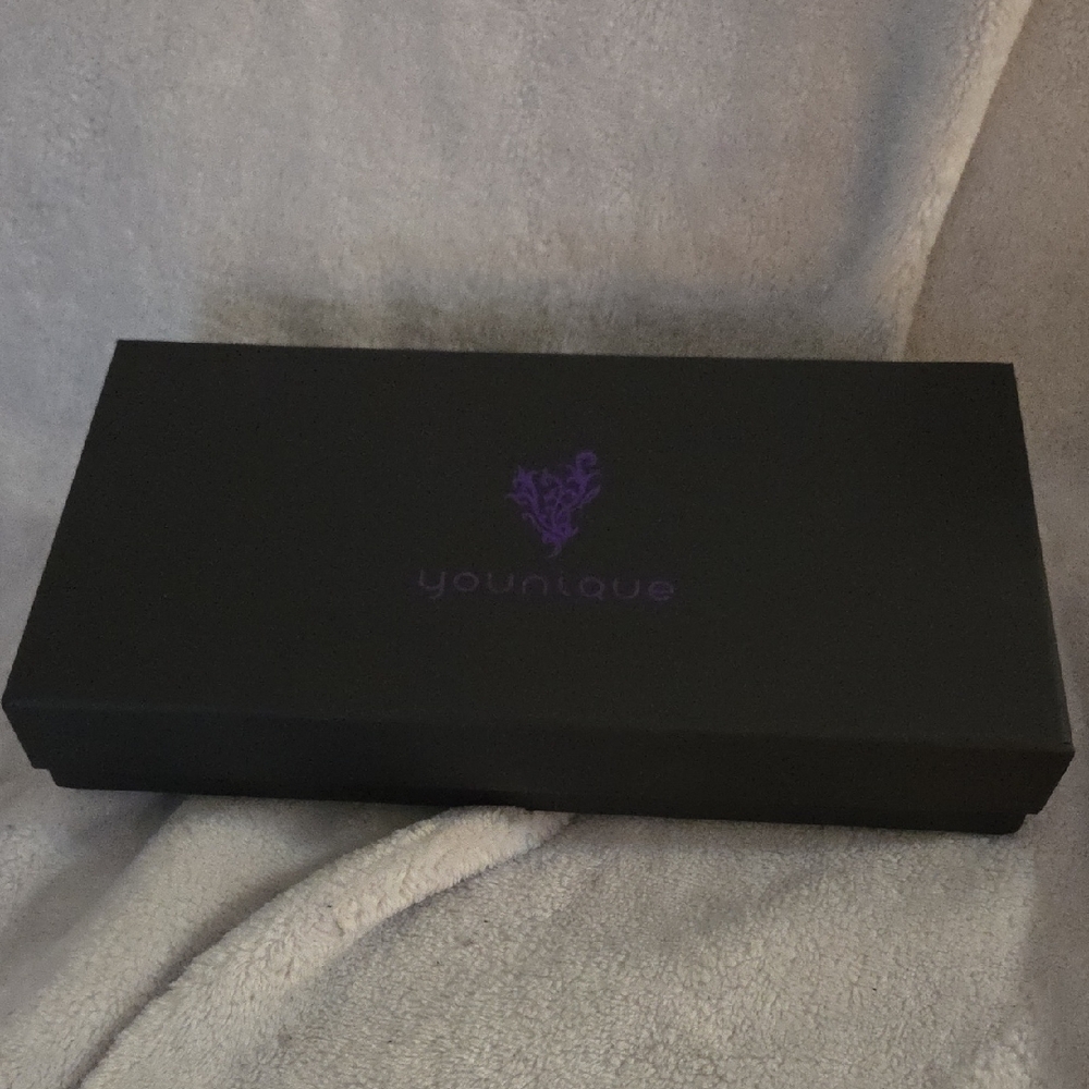 Younique Elegant Black Box with Purple Emblem